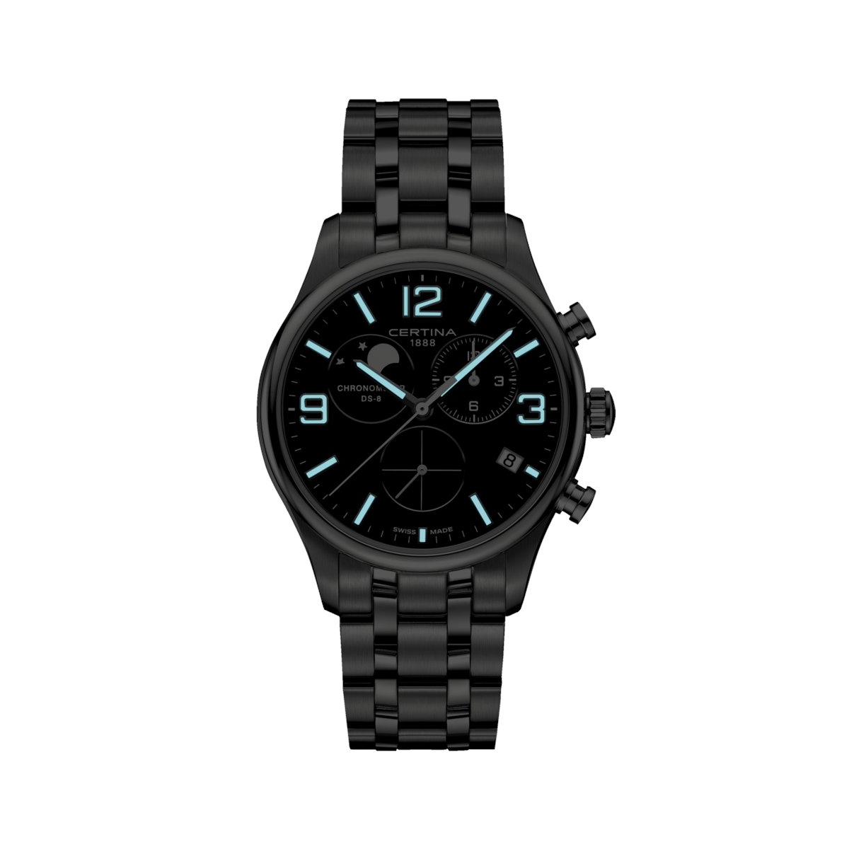 ZEGAREK CERTINA DS-8 CHRONOGRAPH MOON PHASE