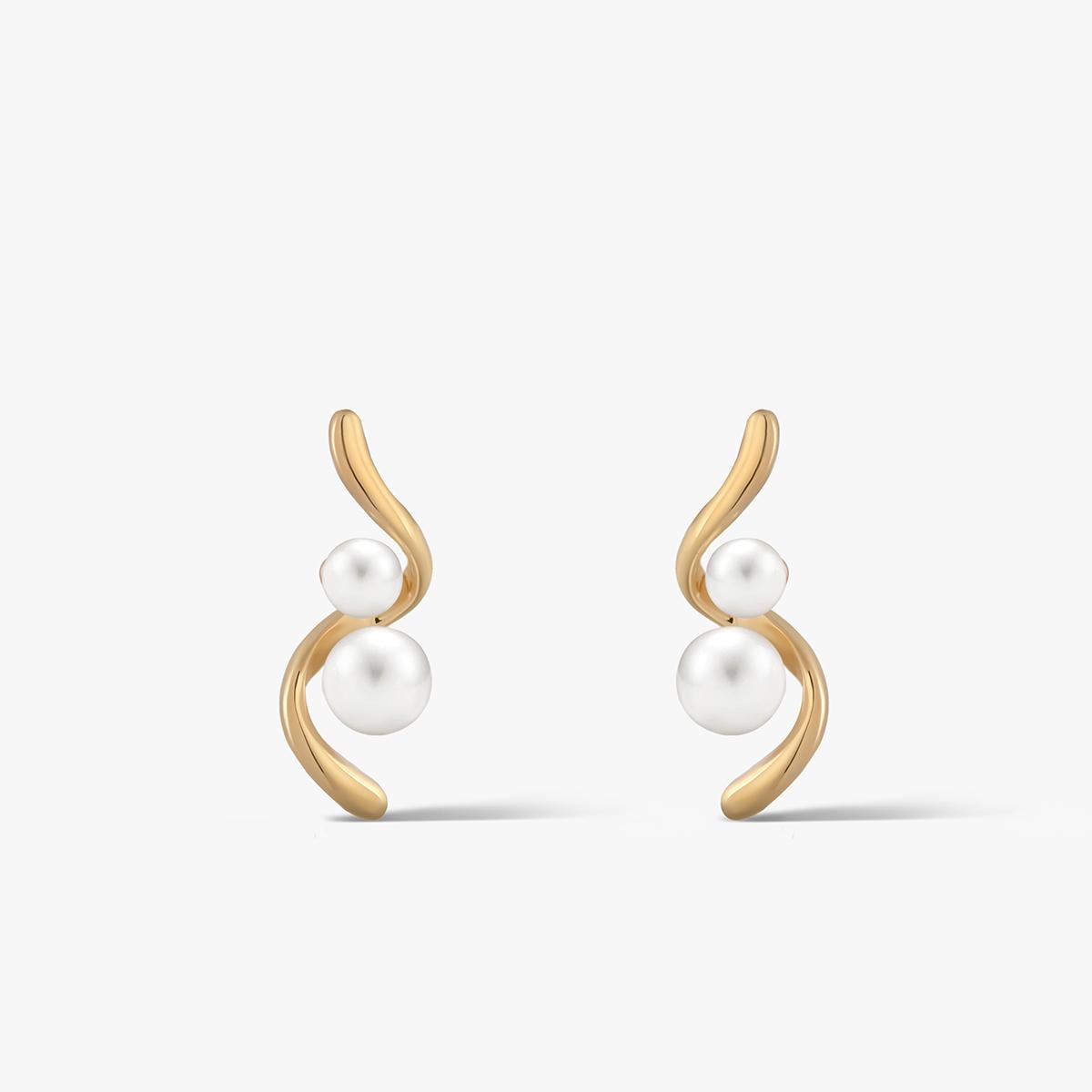 Kolczyki srebrne z perłami