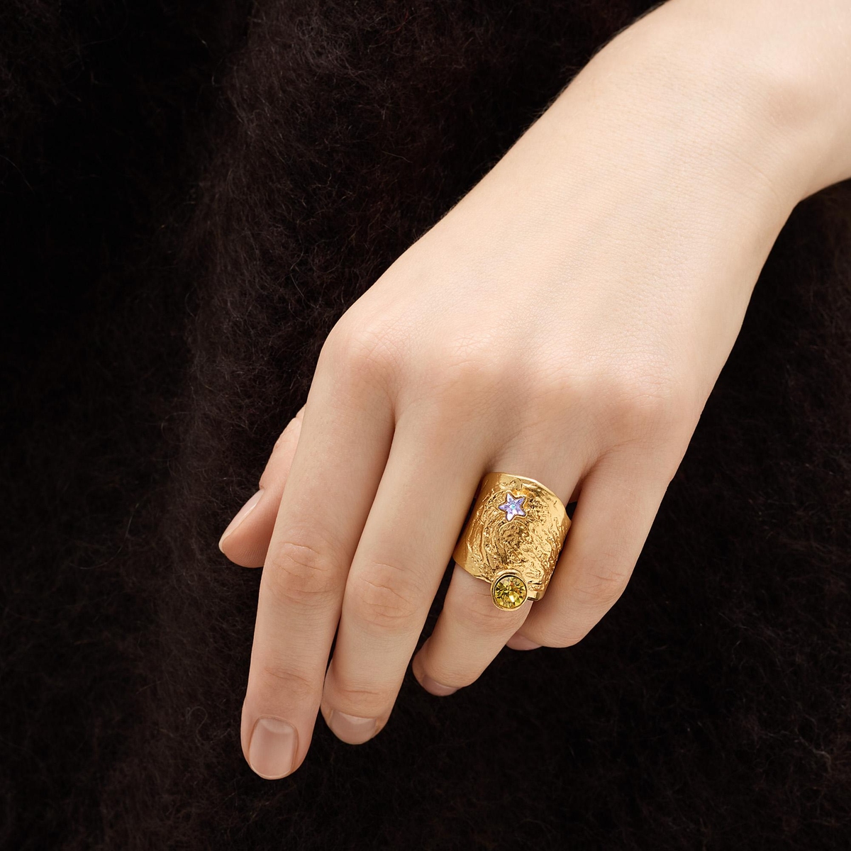 Pierścionek srebrny Motyle