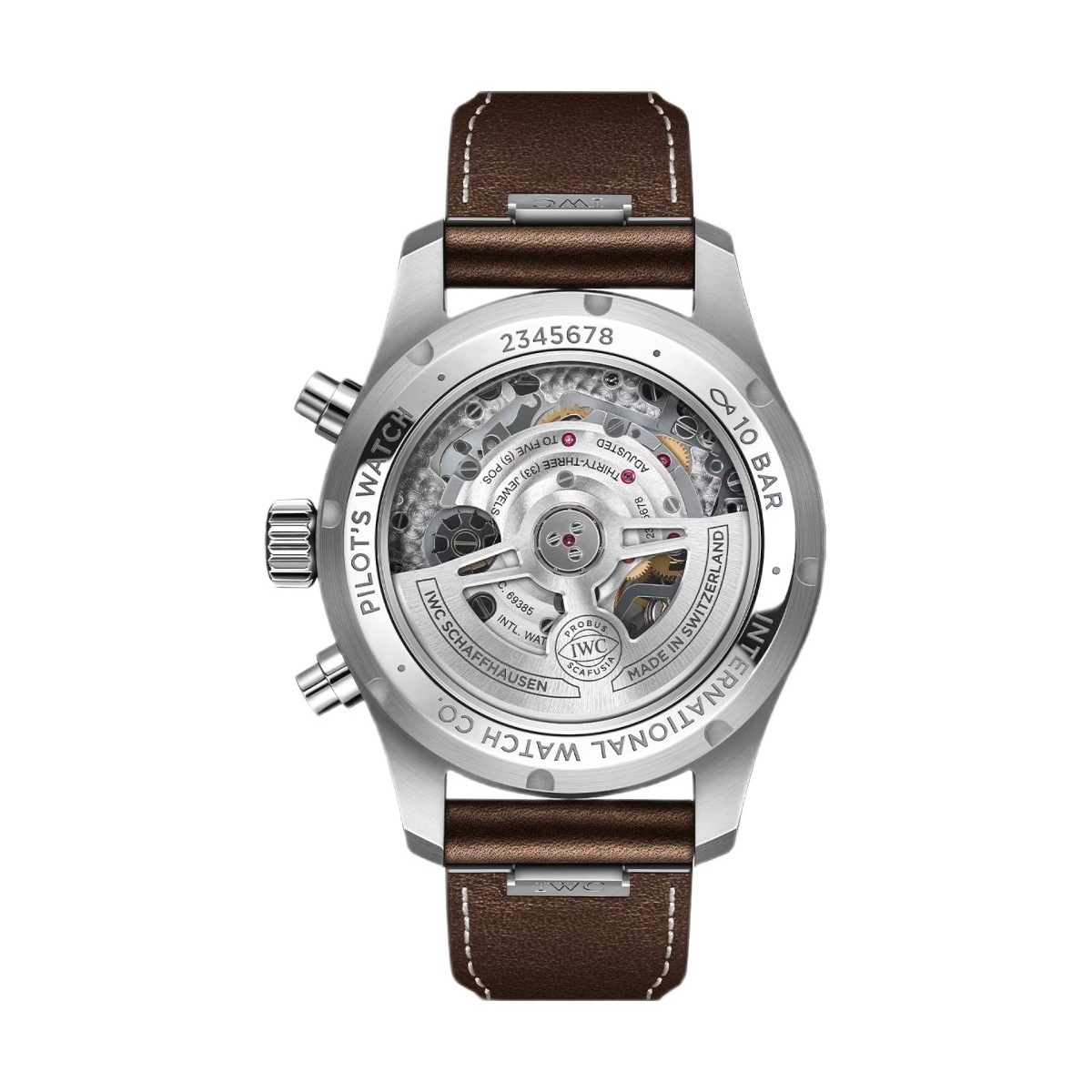 ZEGAREK IWC SCHAFFHAUSEN PILOT'S AUTOMATIC CHRONOGRAPH