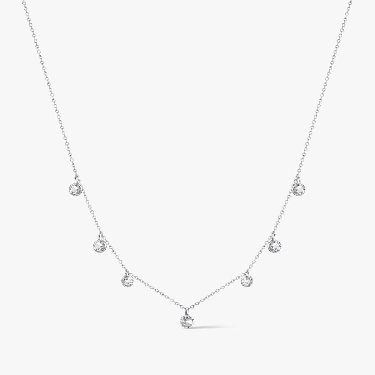 Naszyjnik srebrny z kulkami