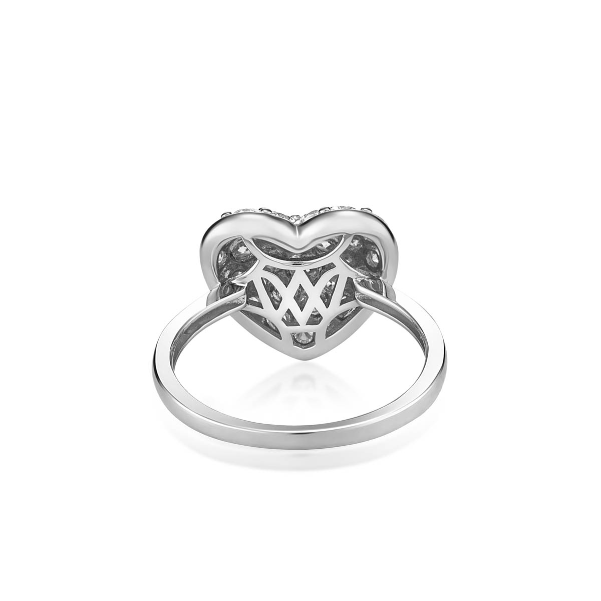 Pierścionek srebrny z cyrkoniami Emblems