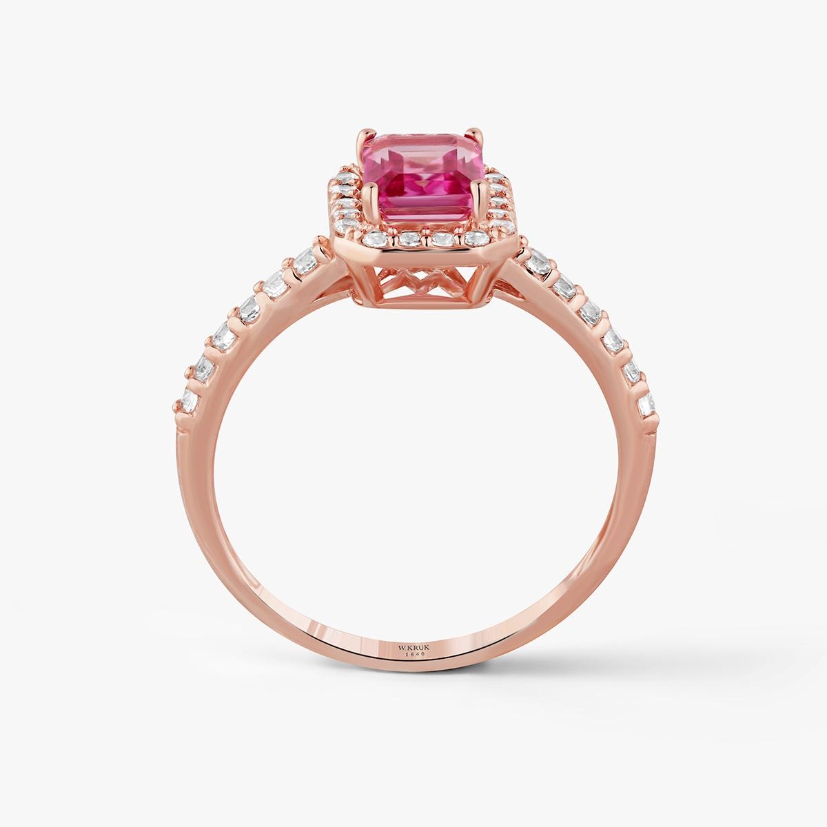 Pierścionek złoty Diva