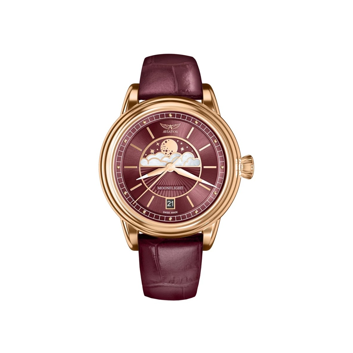 ZEGAREK AVIATOR DOUGLAS MOONFLIGHT