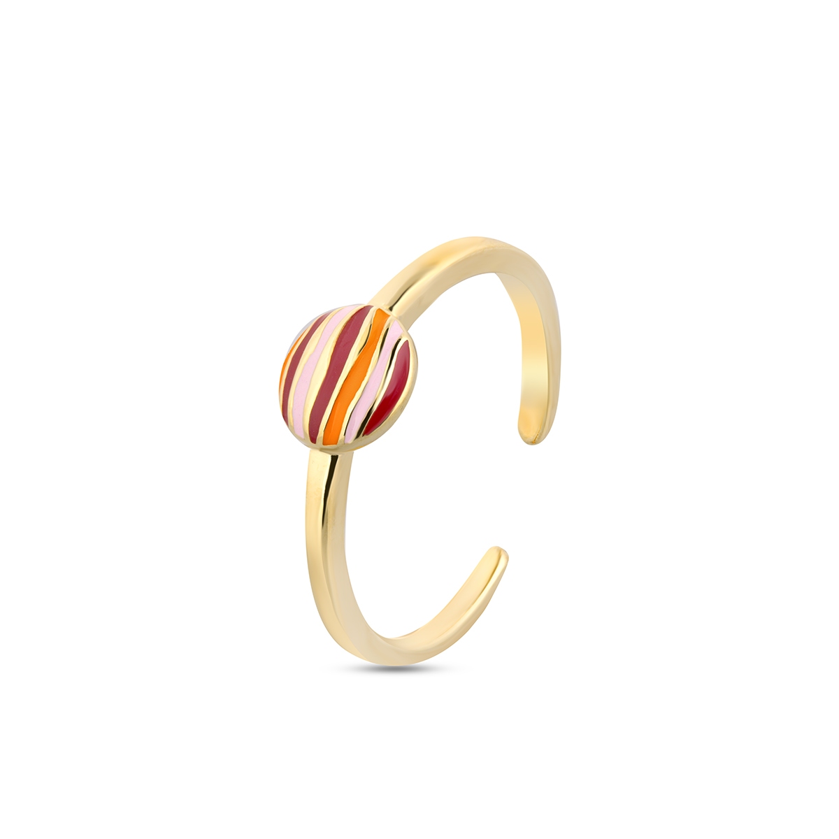 Pierścionek srebrny z motywem planety