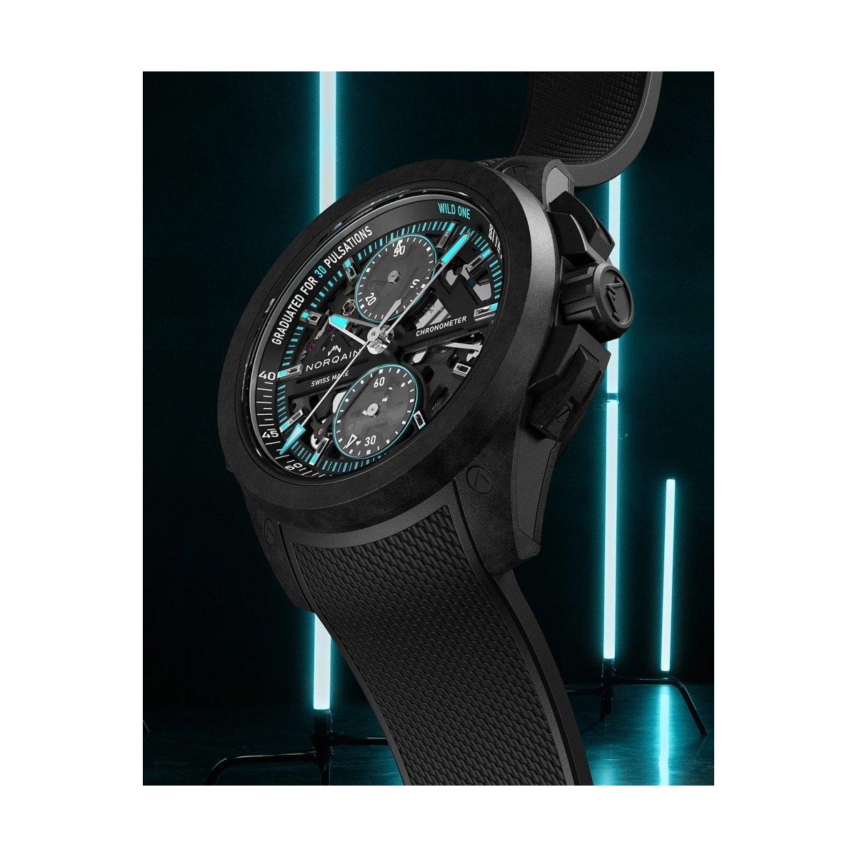 ZEGAREK NORQAIN WILD ONE SKELETON CHRONO