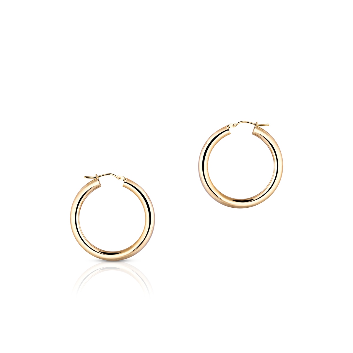 Kolczyki złote koła