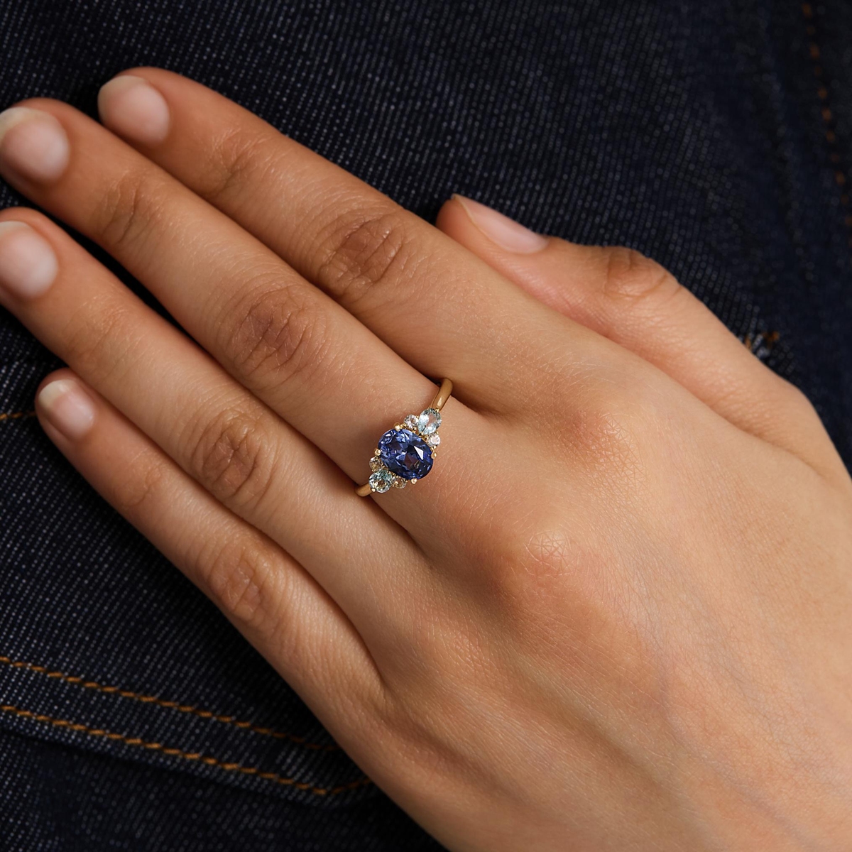 Pierścionek złoty Maria Antonina