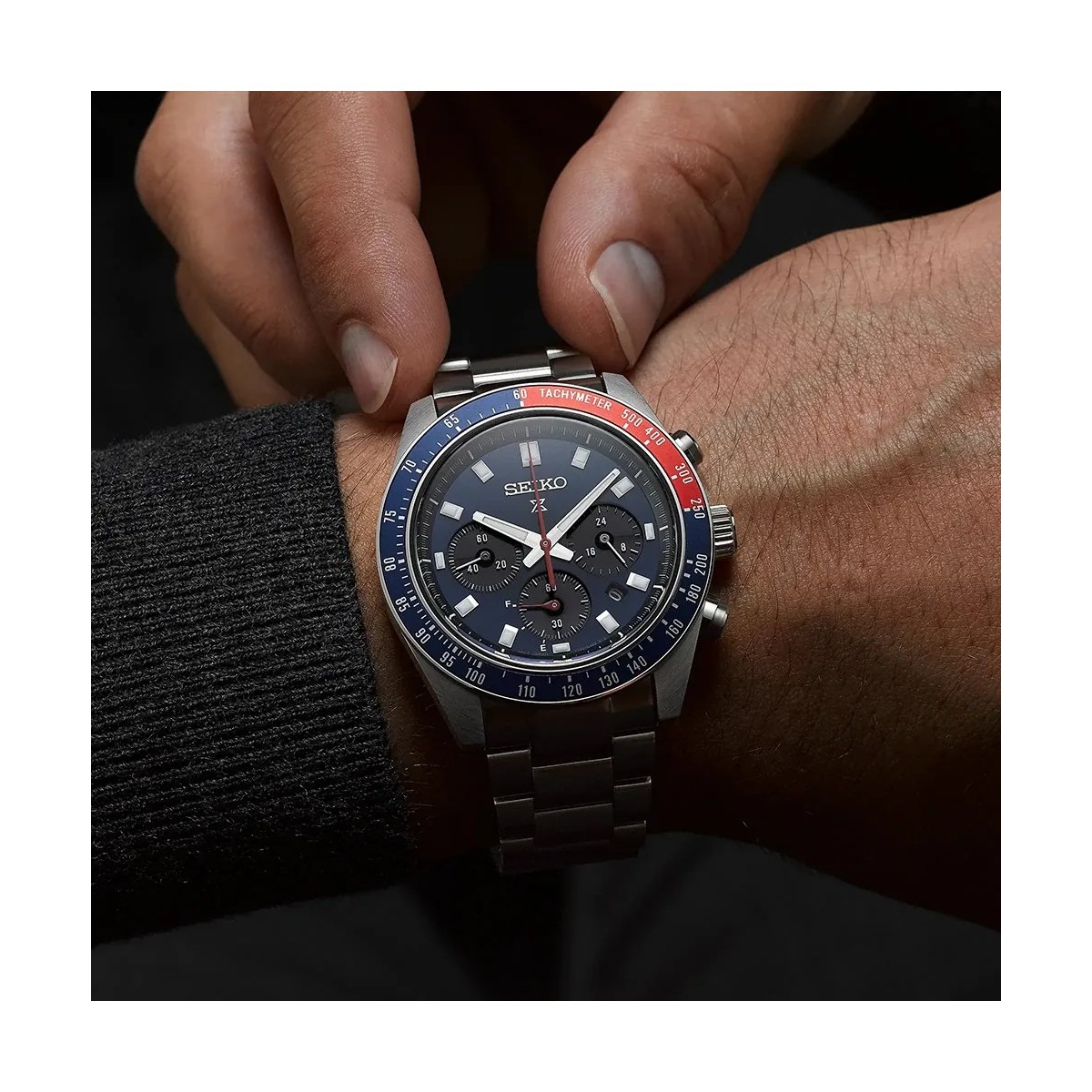 ZEGAREK SEIKO PROSPEX SPEEDTIMER SOLAR CHRONOGRAPH