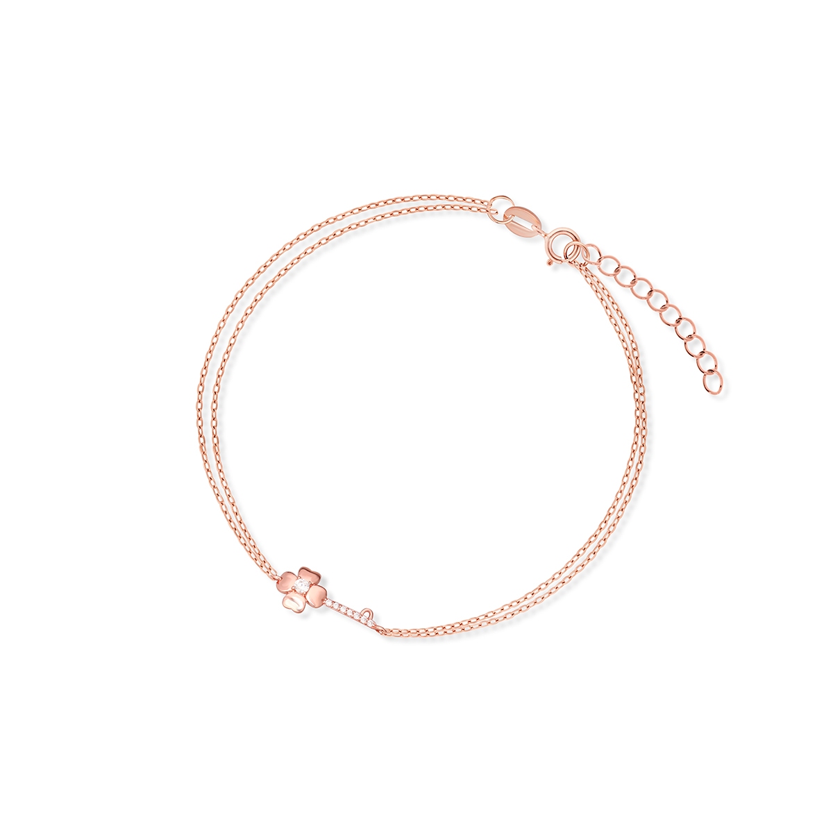 Bransoleta srebrna pozłacana