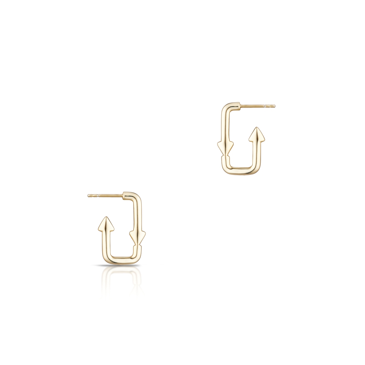 Kolczyki srebrne loop Longplay