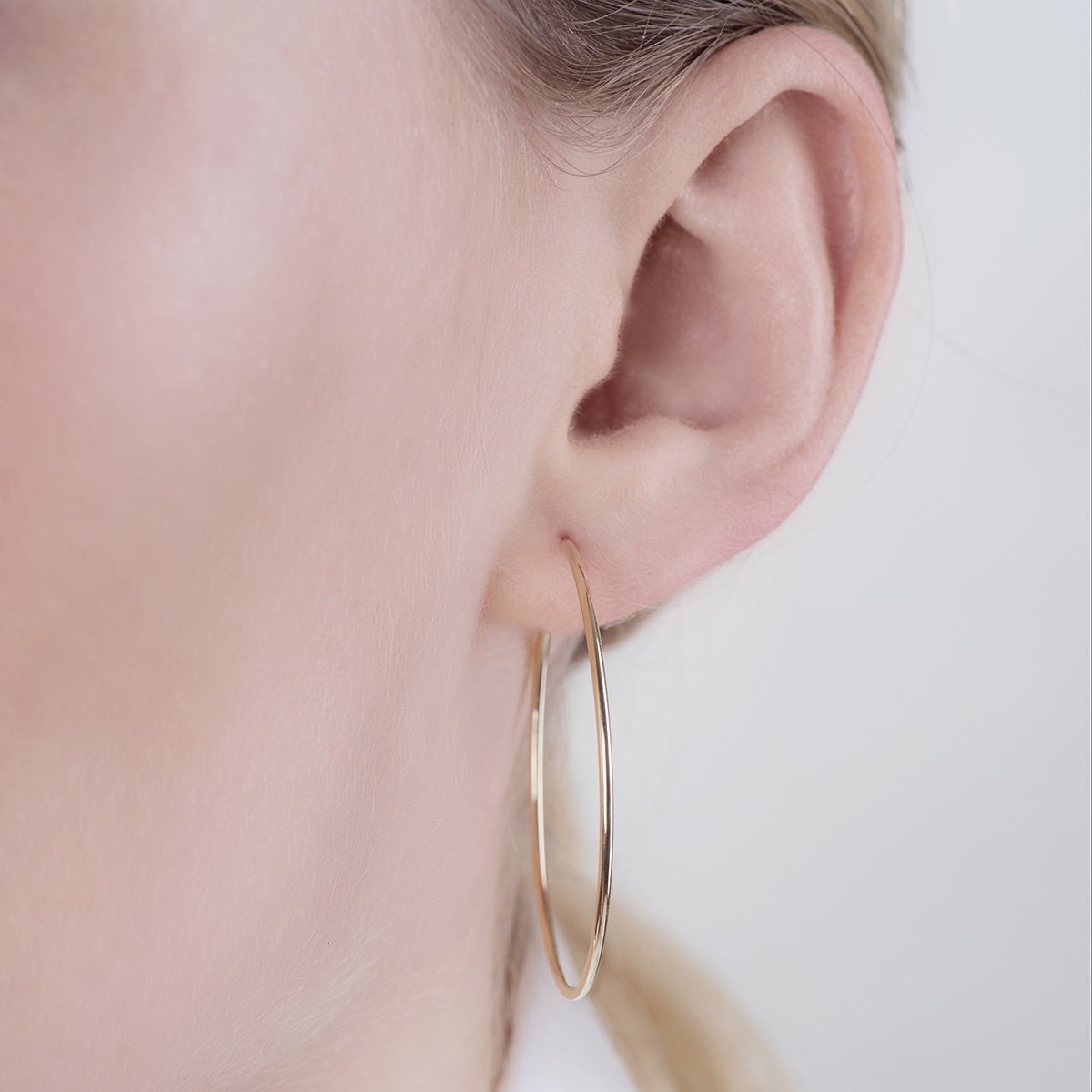 Kolczyki złote koła