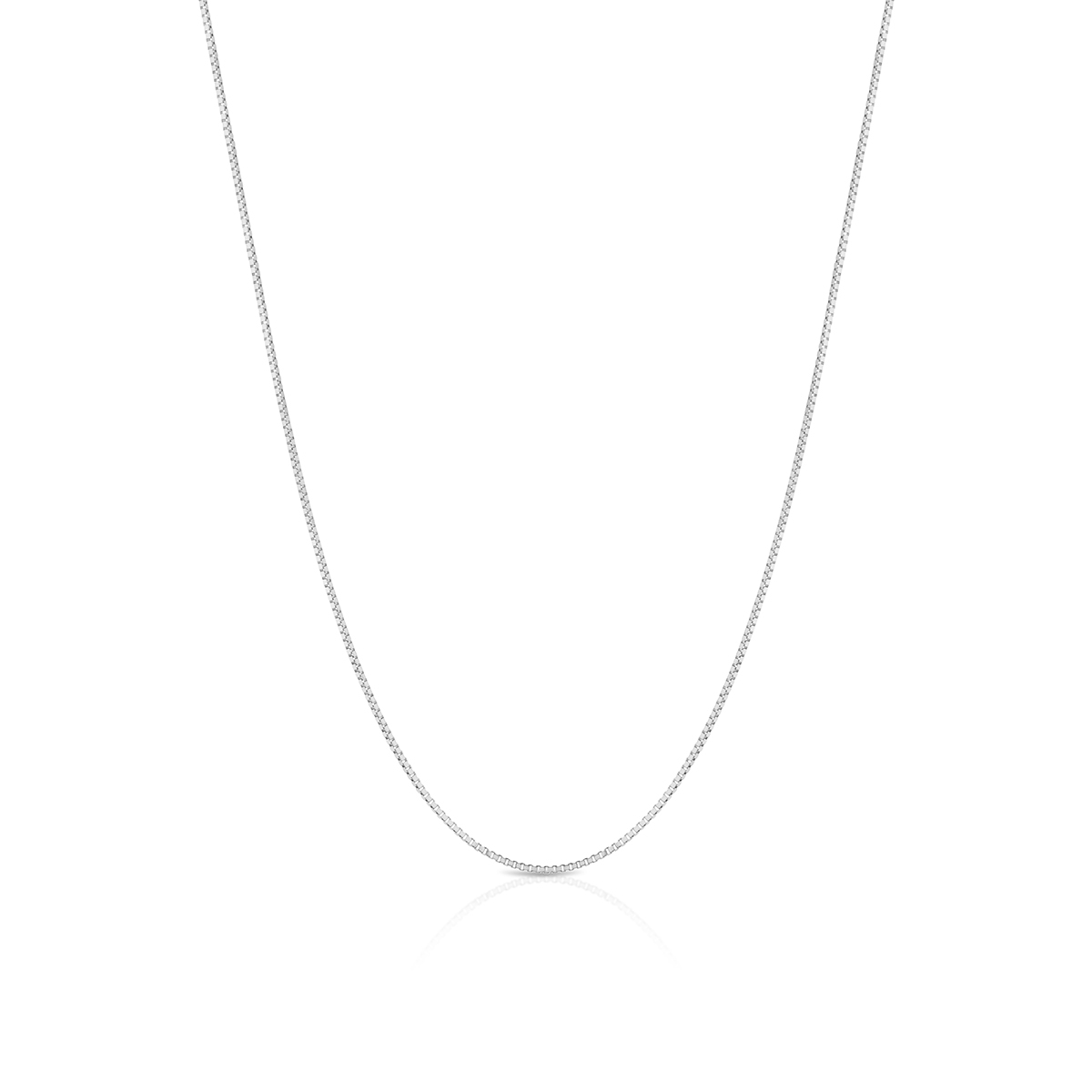 Łańcuszek srebrny kostka