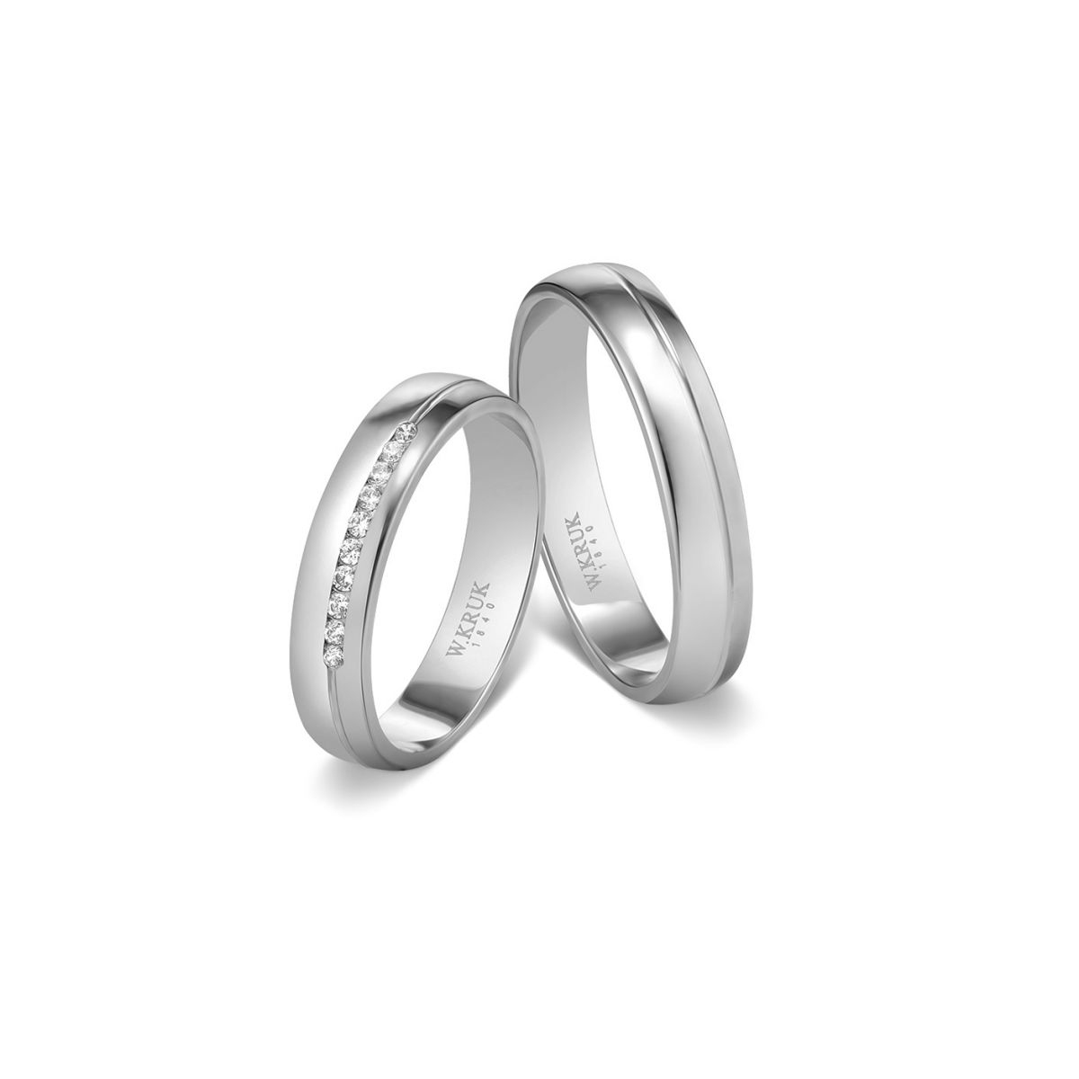 Komplet obrączek złotych DONARE