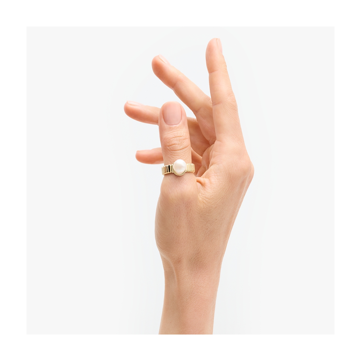 Pierścionek srebrny Follow