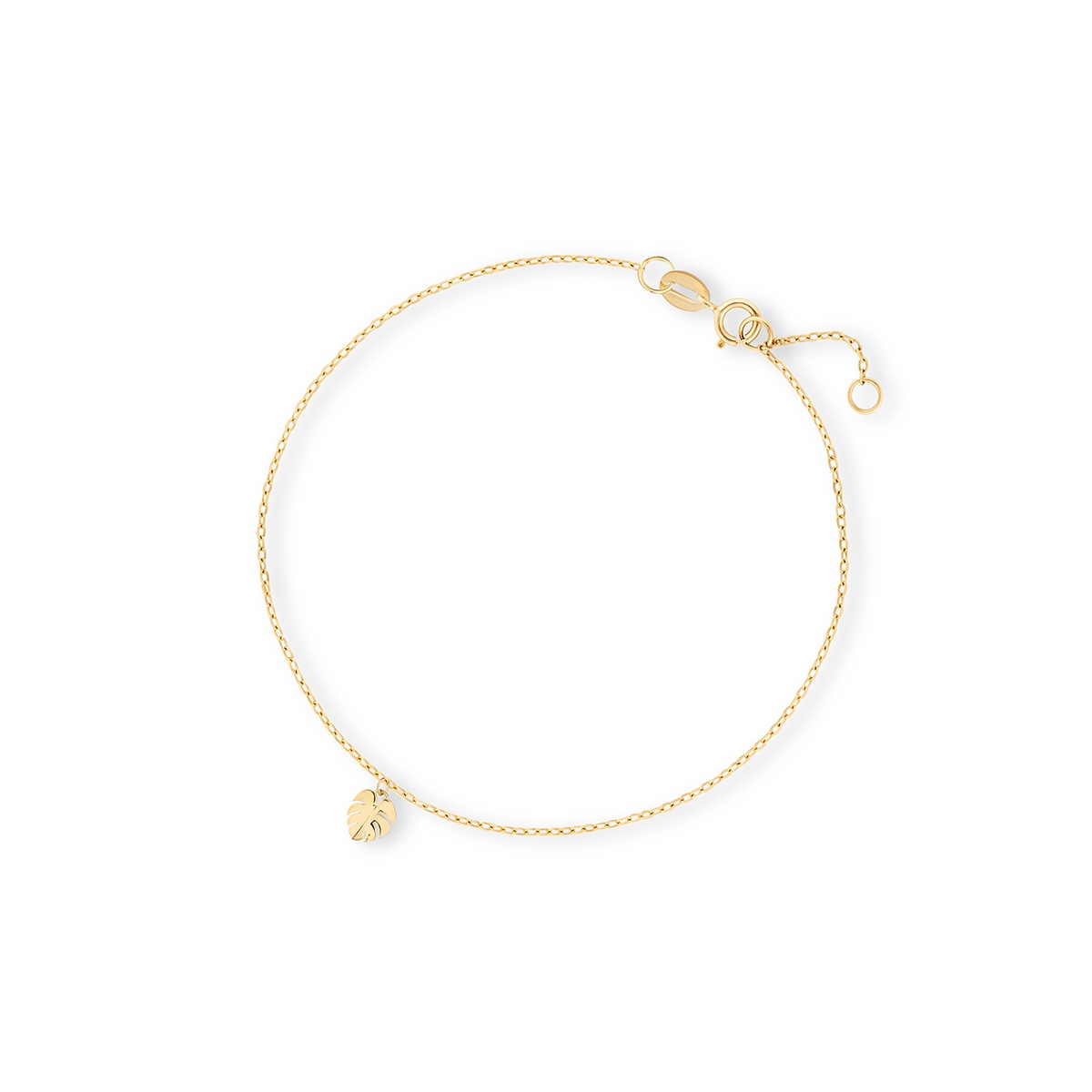 Bransoleta złota z motywem monstery