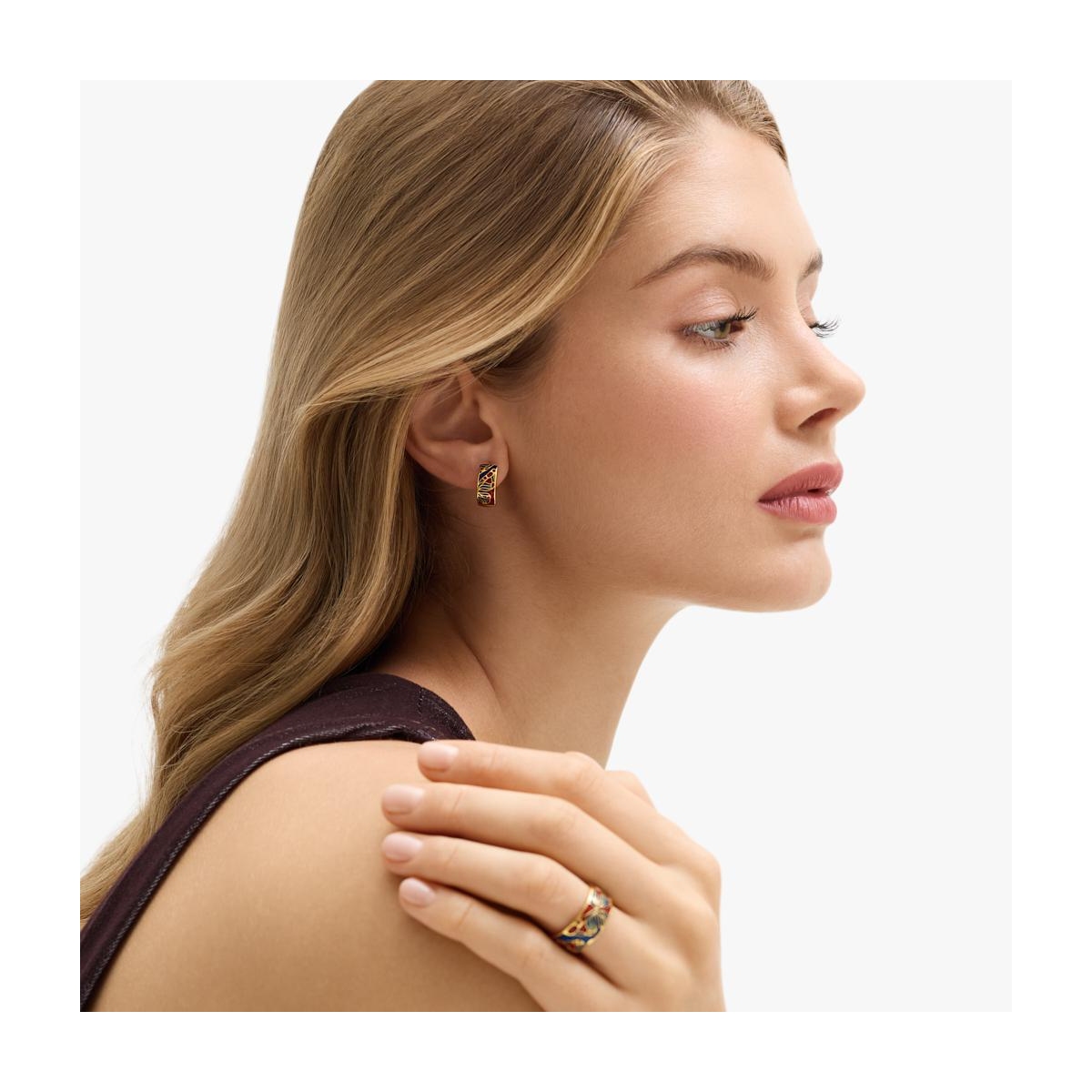 Kolczyki srebrne Imaginarium