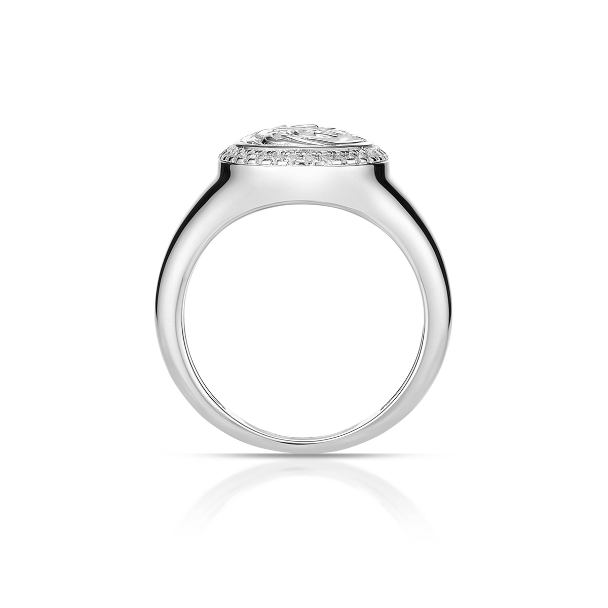 Pierścionek srebrny Baśniowa