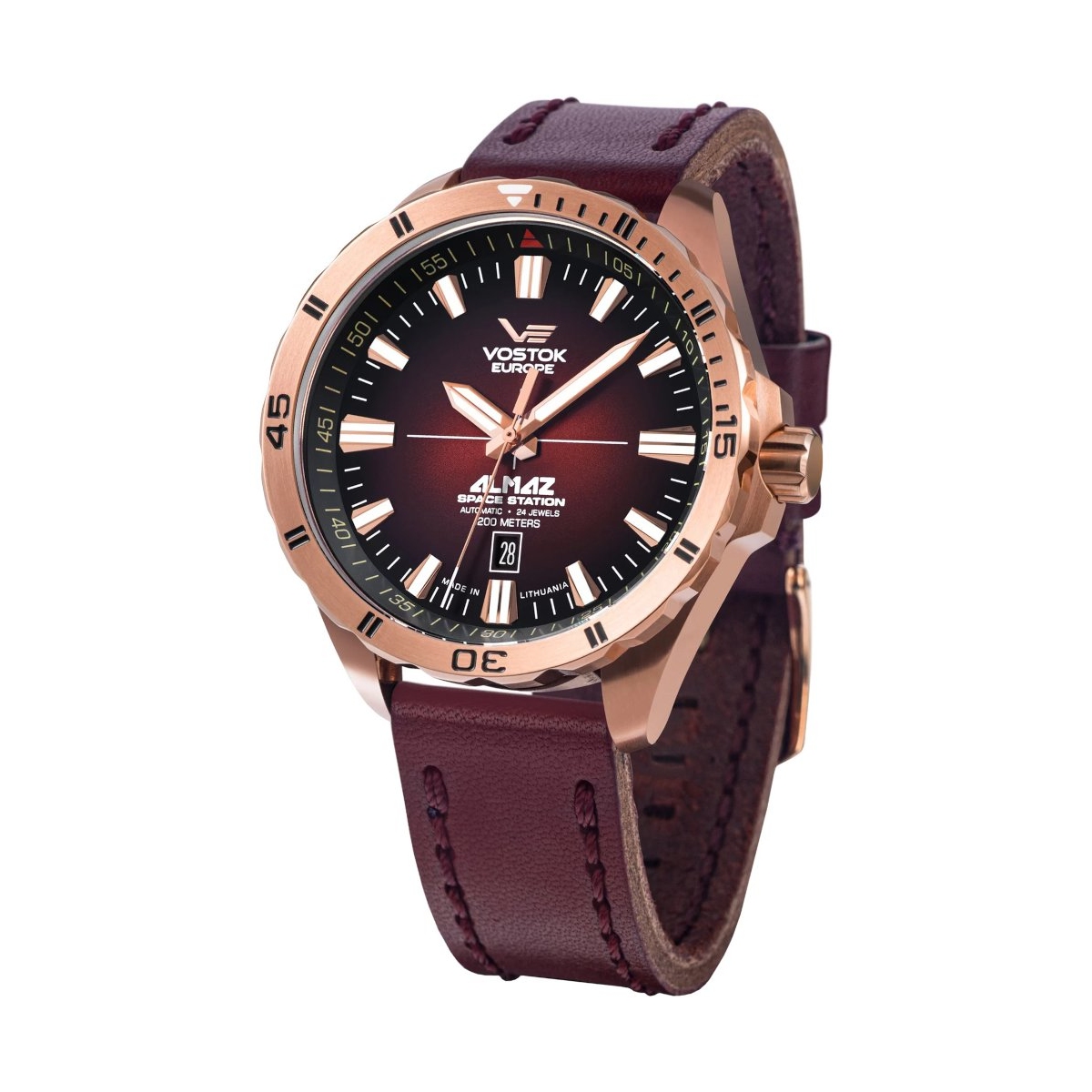 ZEGAREK VOSTOK EUROPE ALMAZ SPACE STATION AUTOMATIC