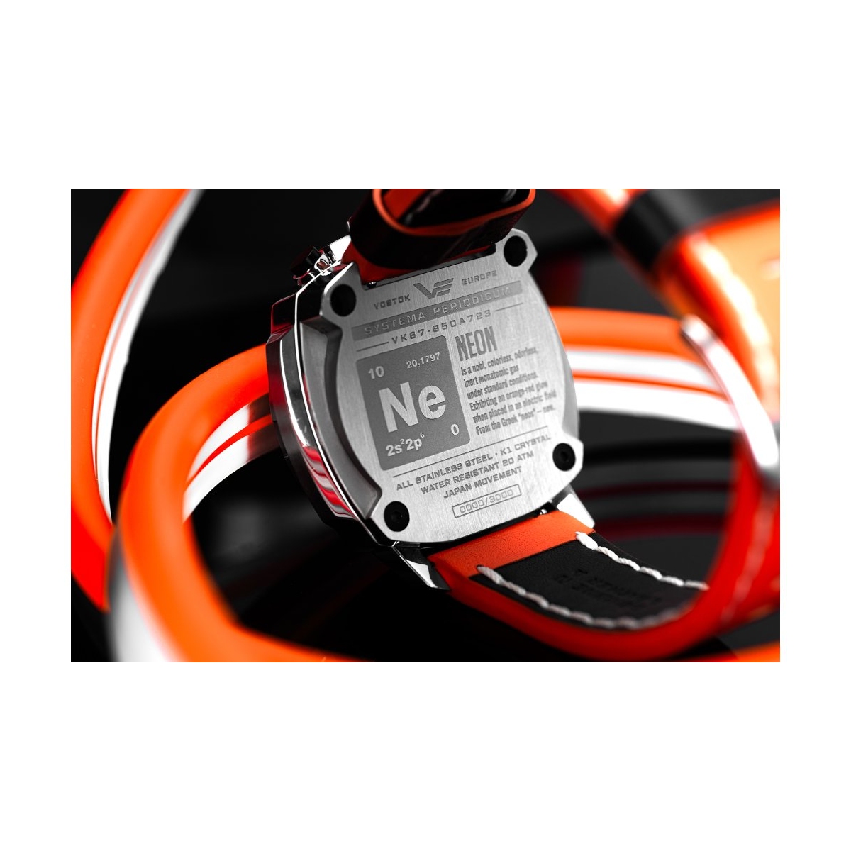 ZEGAREK VOSTOK EUROPE SYSTEMA PERIODICUM NEON