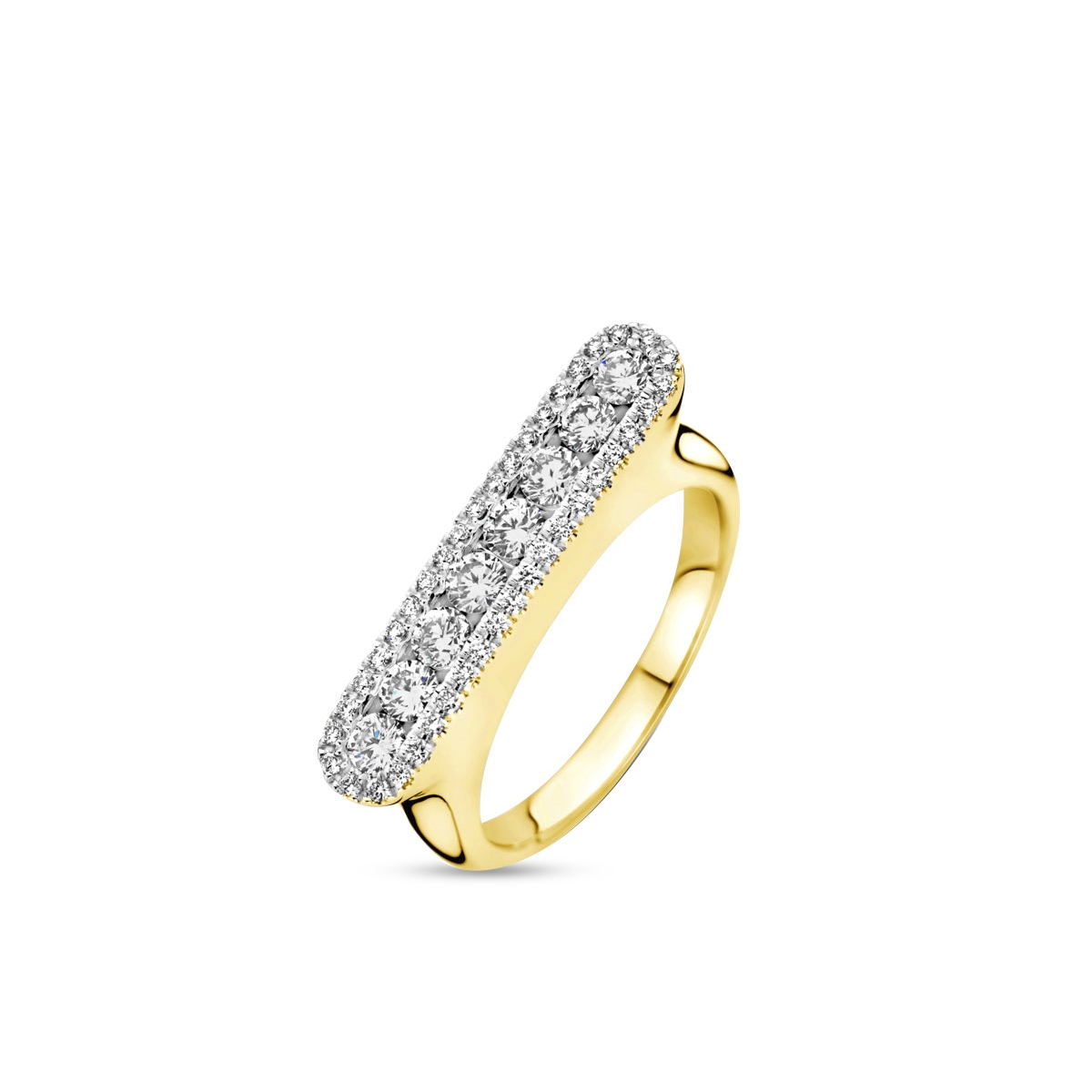 Pierścionek złoty Hulchi Belluni