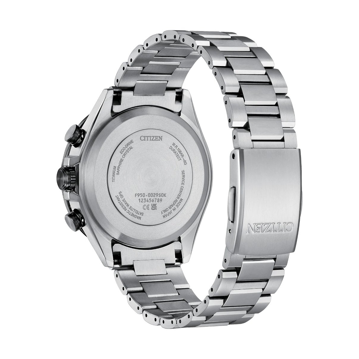 ZEGAREK CITIZEN SATELLITE WAVE GPS SUPER TITANIUM UNITE WITH BLUE LIMITED EDITION