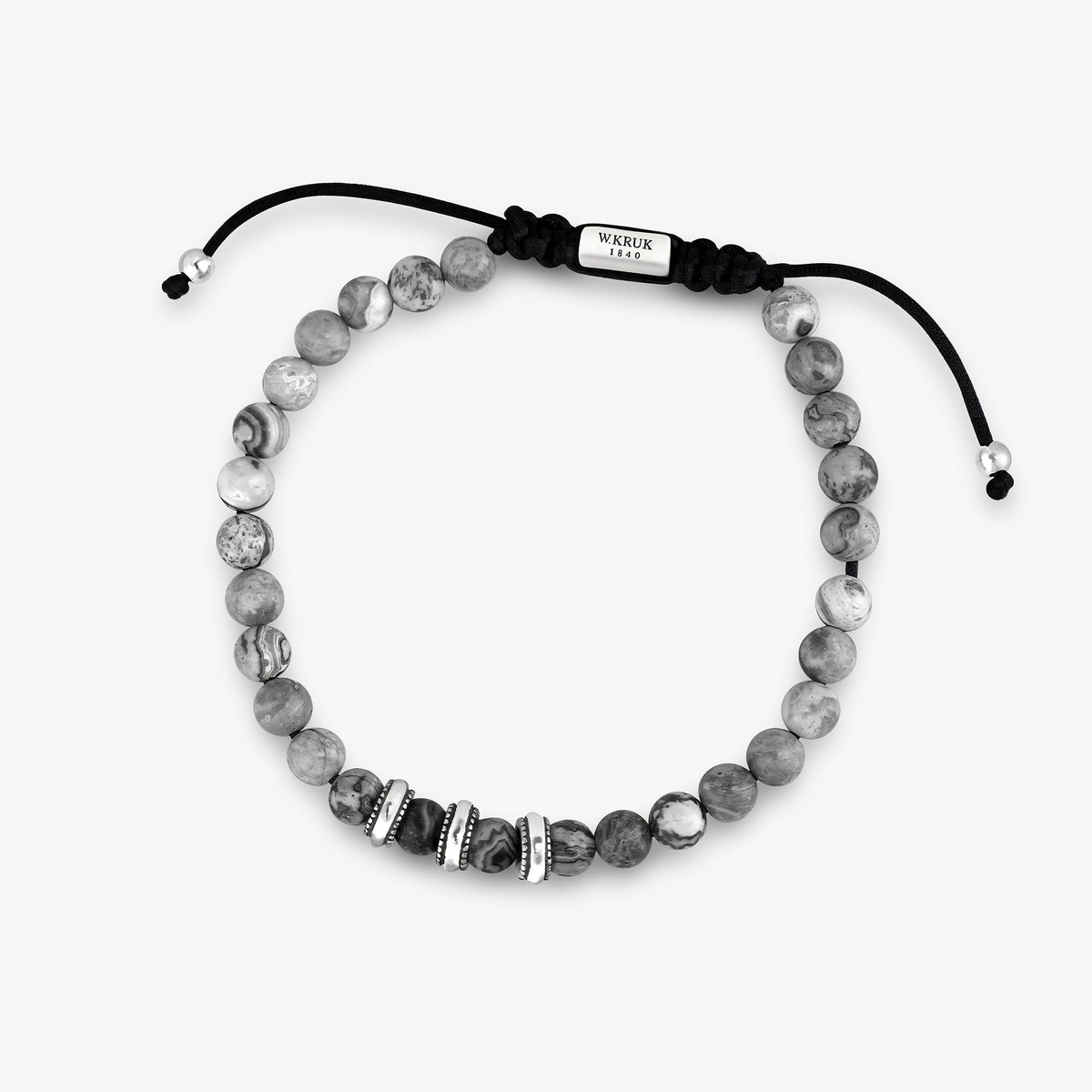 Bransoleta sznurkowa z jaspisem