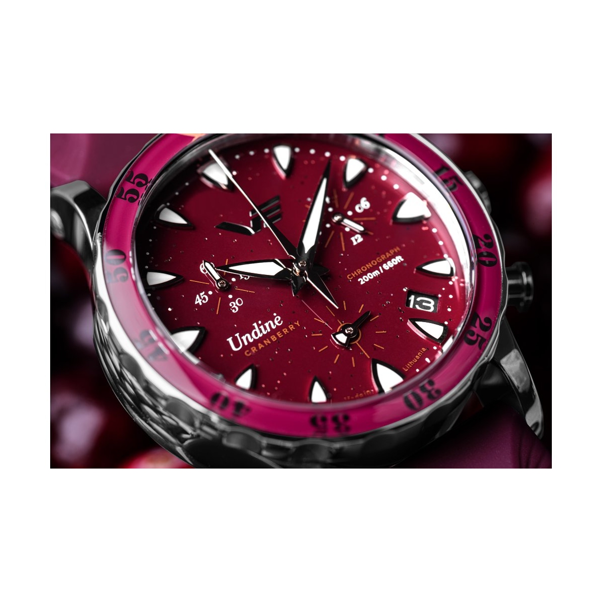 ZEGAREK VOSTOK EUROPE UNDINE CRANBERRY CHRONO