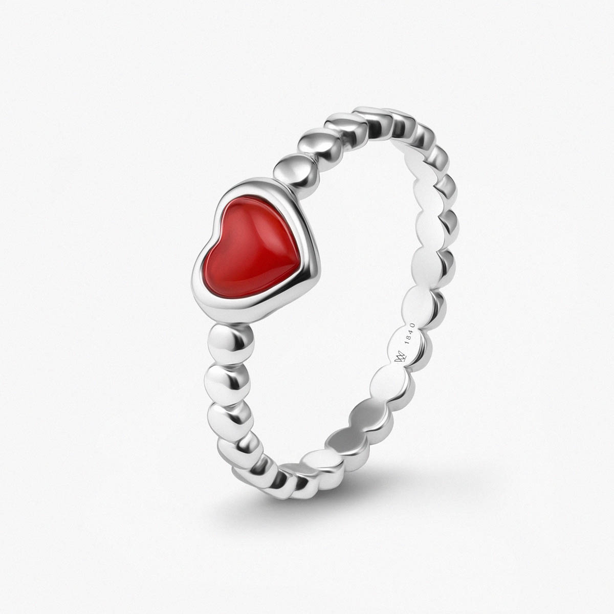 Pierścionek srebrny Czułość