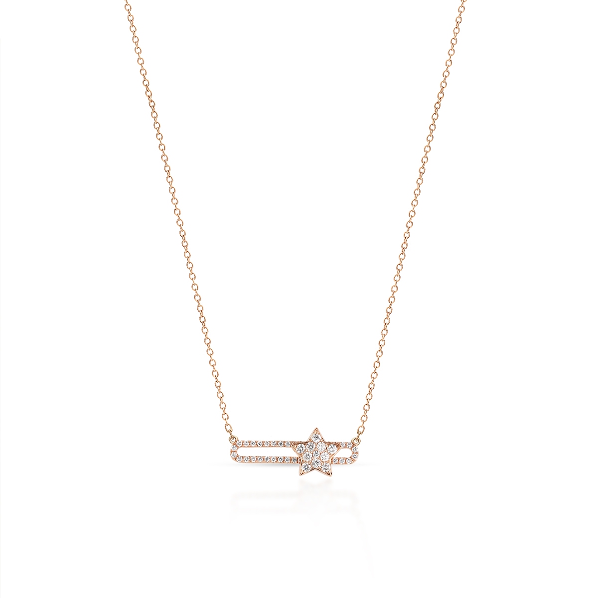 Naszyjnik różowe złoto Hulchi Belluni