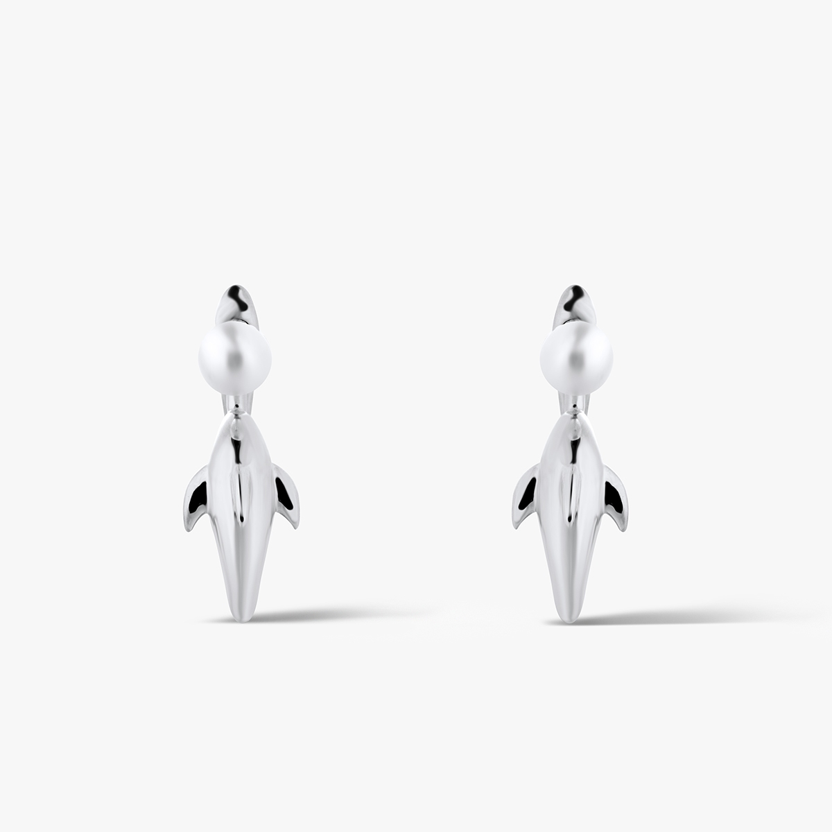 Kolczyki srebrne z perłą