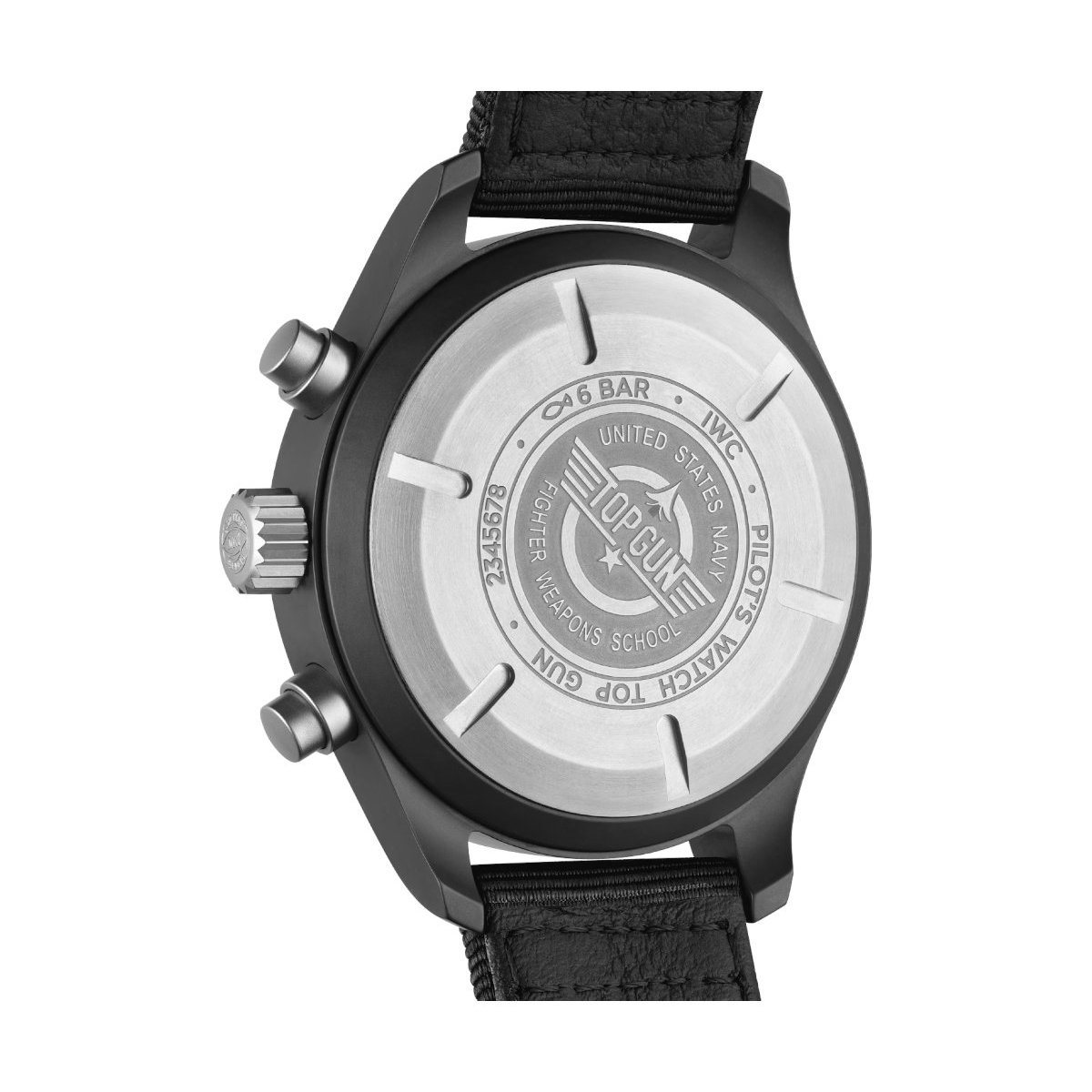 ZEGAREK IWC SCHAFFHAUSEN PILOT'S AUTOMATIC CHRONOGRAPH TOP GUN