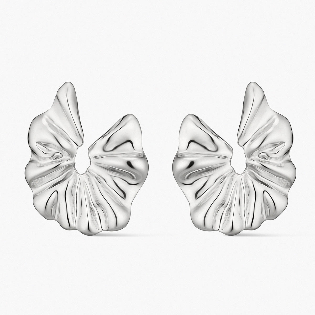 Kolczyki srebrne Follow