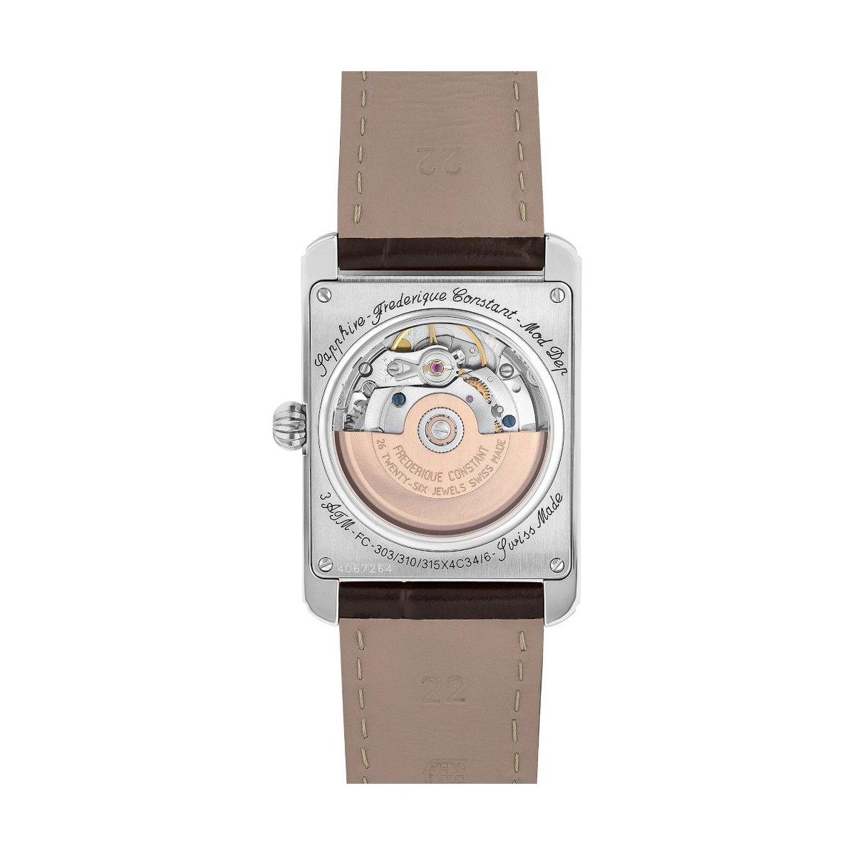 ZEGAREK FREDERIQUE CONSTANT CLASSICS CARREE AUTOMATIC