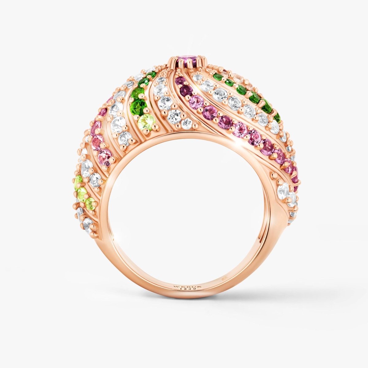 Pierścionek złoty Lunapark