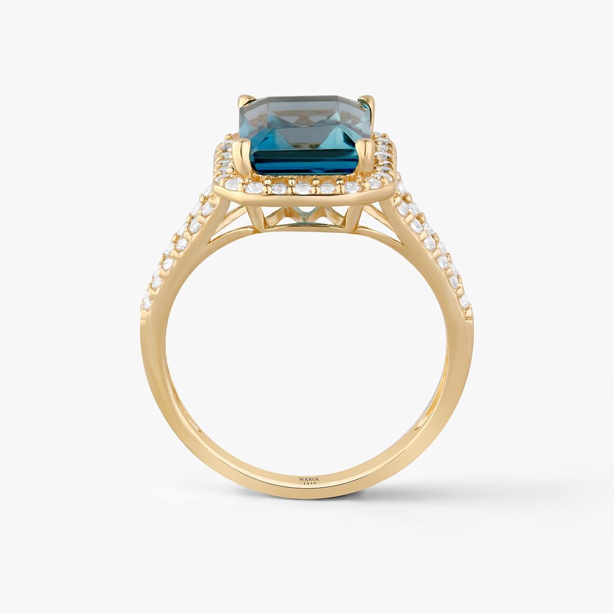 Pierścionek złoty Diva