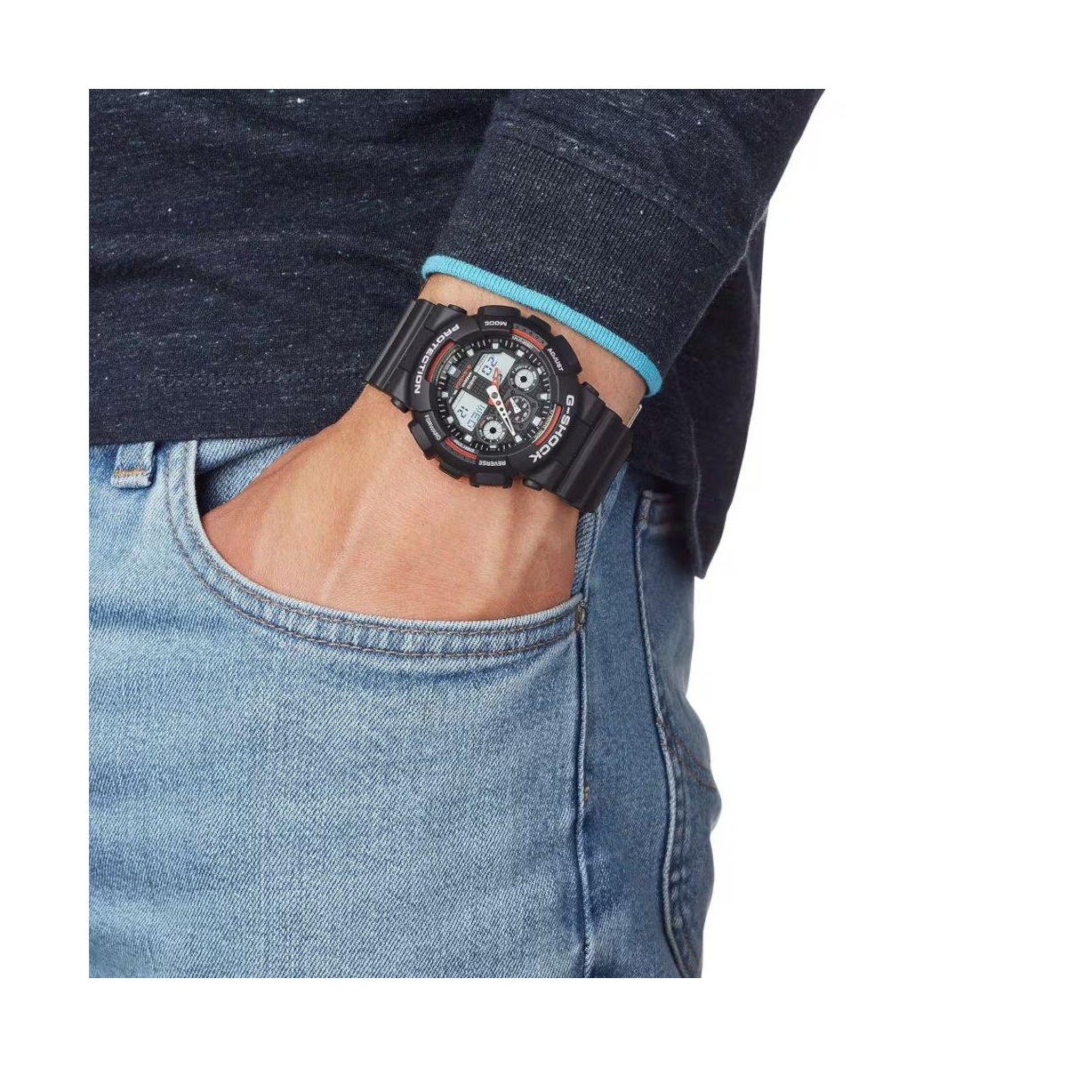 ZEGAREK G-SHOCK ANALOG-DIGITAL GA-100 SERIES