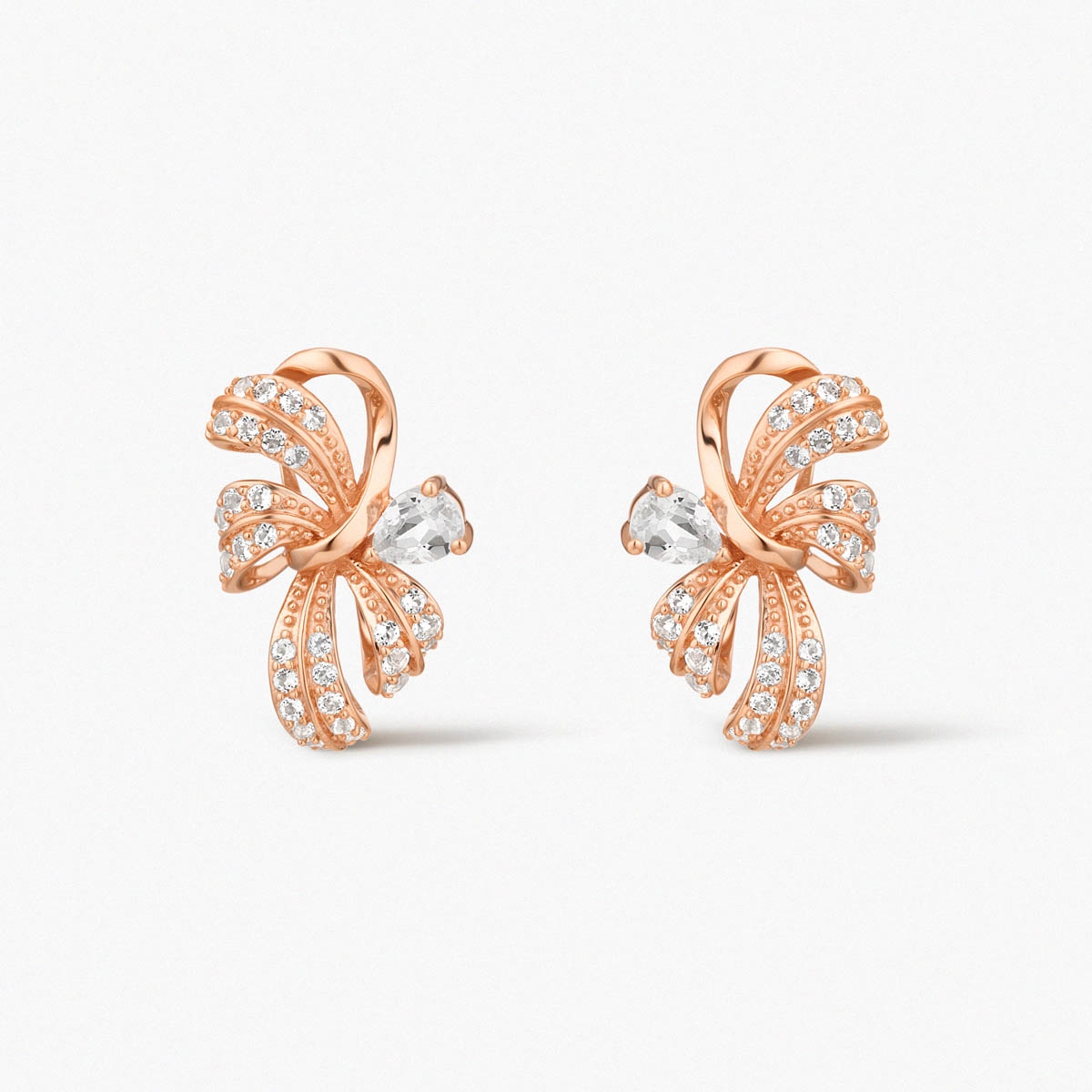 Kolczyki złote Balerina