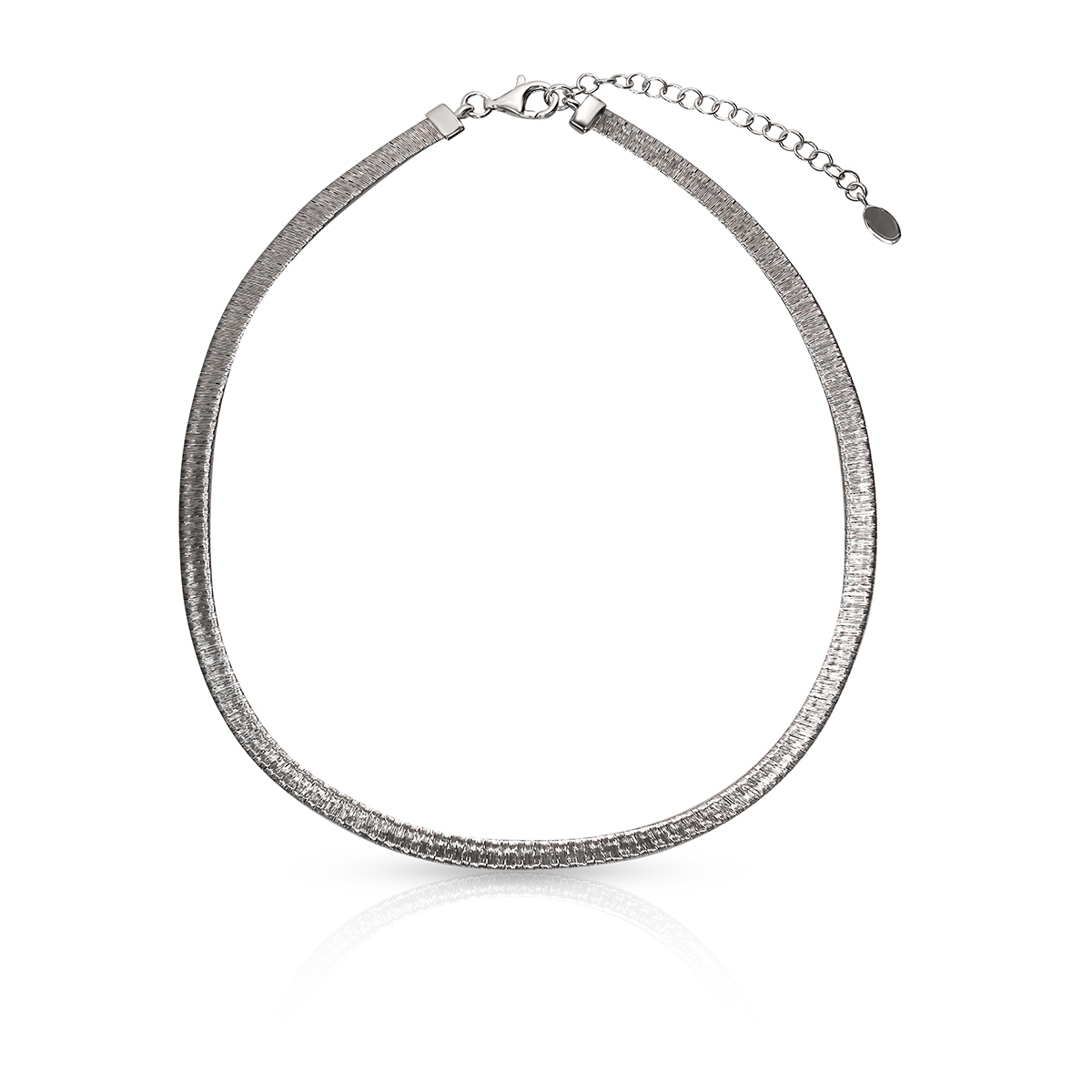 Naszyjnik srebrny żmijka