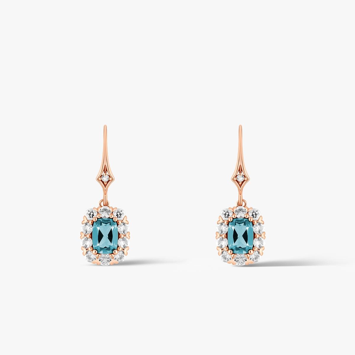 Kolczyki złote Szekspirowska