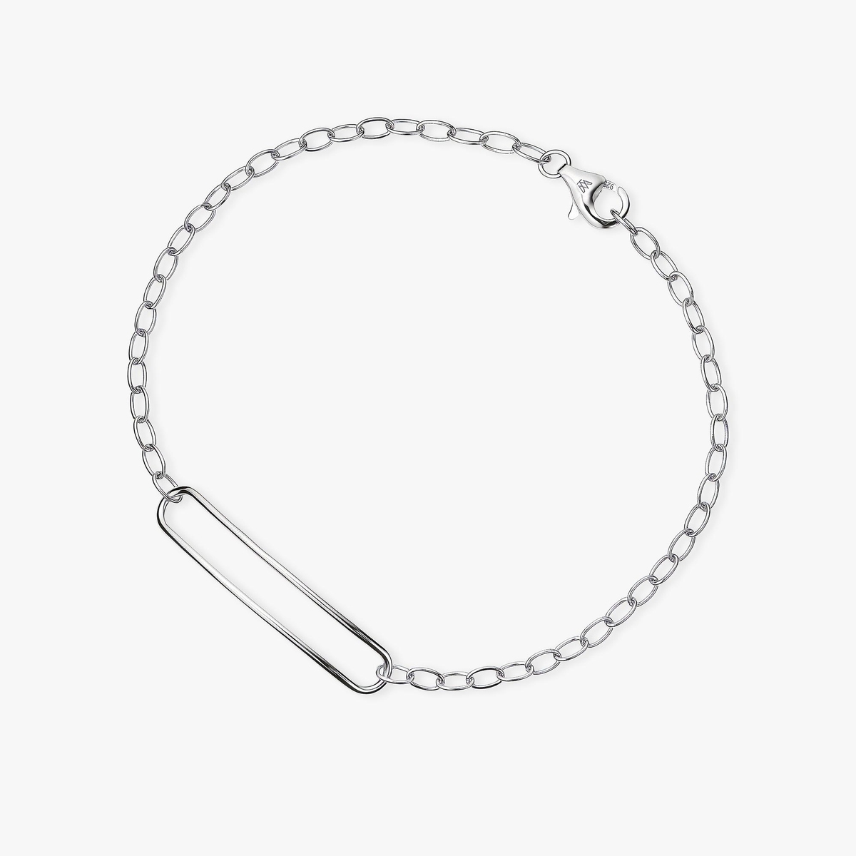 Bransoleta srebrna Czułość