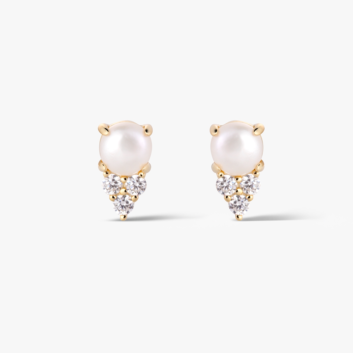 Kolczyki srebrne z perłami