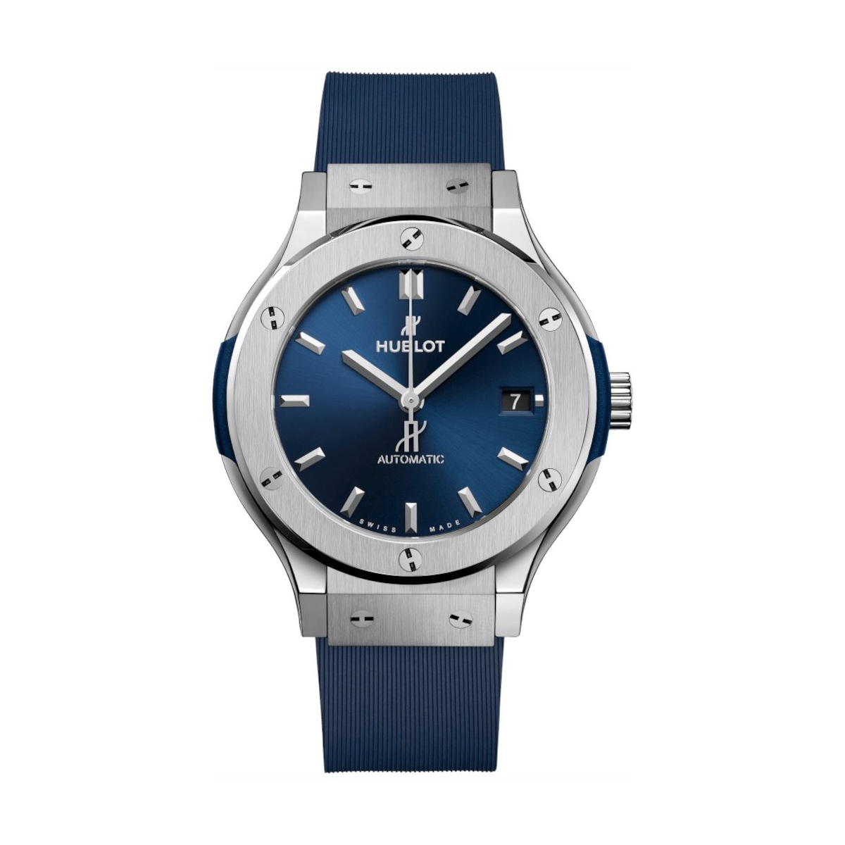 ZEGAREK HUBLOT CLASSIC FUSION TITANIUM BLUE