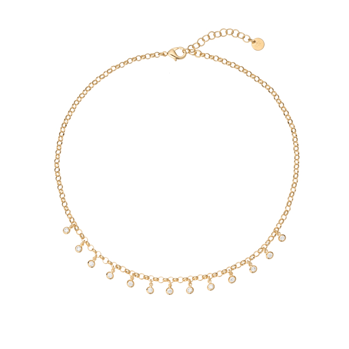 Naszyjnik z wiszącymi cyrkoniami Picky Pica Aloha