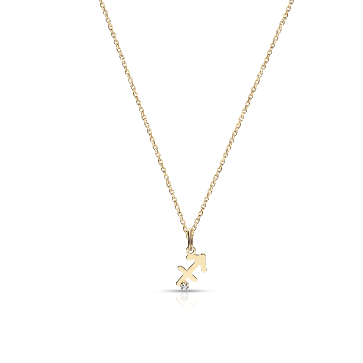 Wisiorek złoty Zodiak Strzelec