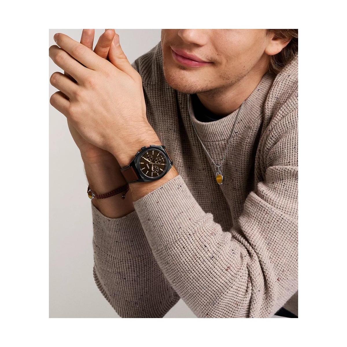 ZEGAREK FOSSIL EVERETT CHRONOGRAPH