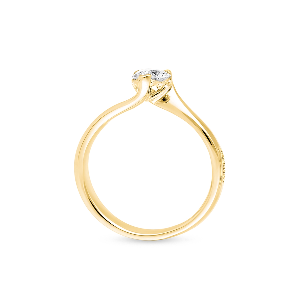 Pierścionek złoty Recarlo