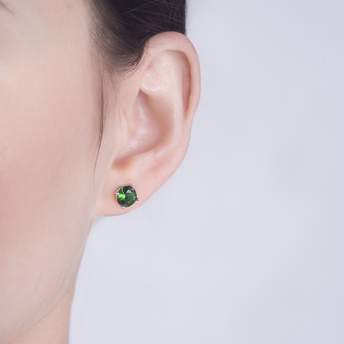 Kolczyki srebrne z cyrkoniami