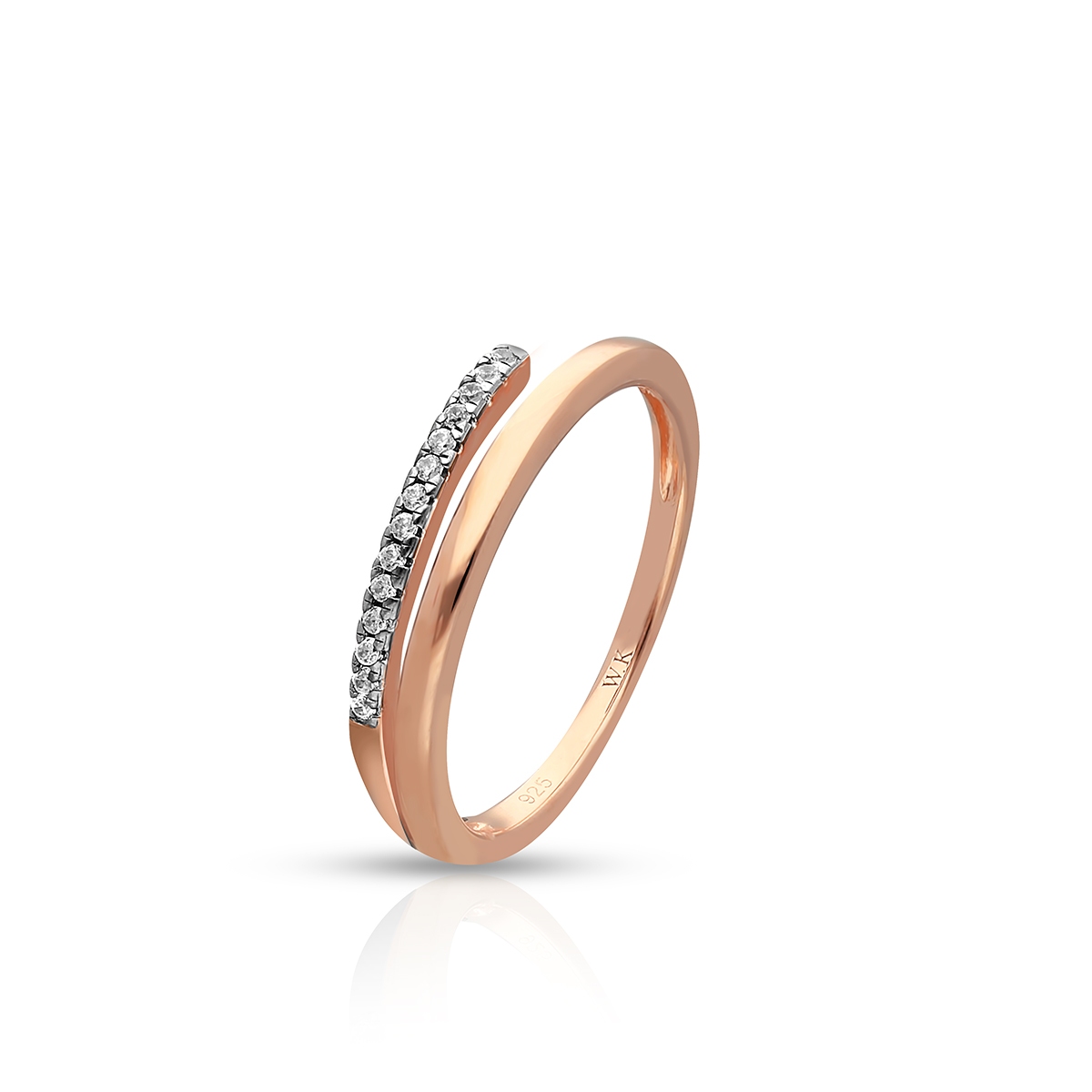 Pierścionek srebrny Polaris