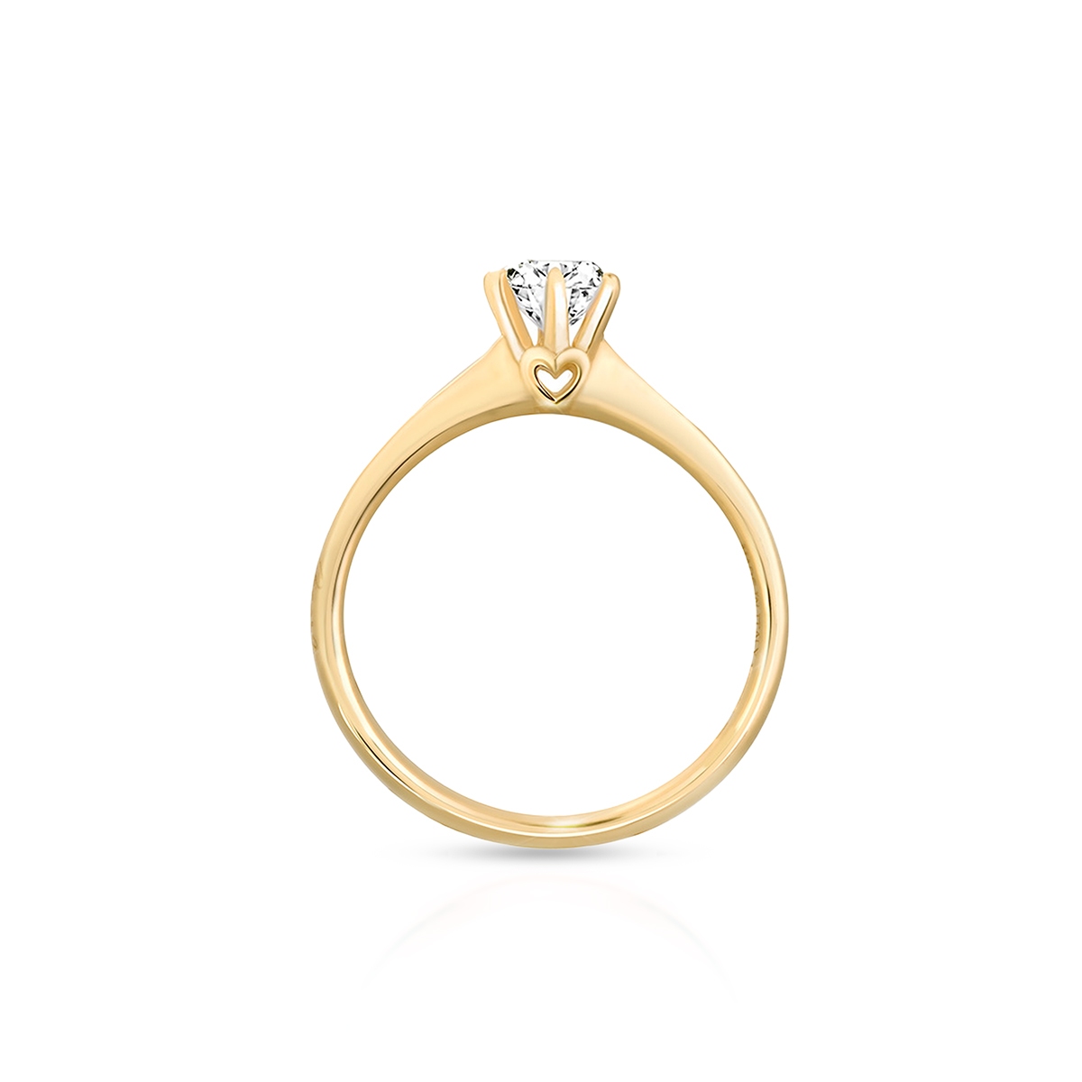 Pierścionek złoty Recarlo